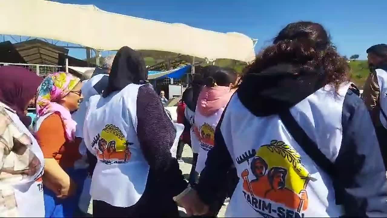 AGROBAY'DAN ÇIKARILAN  İŞÇİLER SESLERİNİ DUYURMAK İÇİN ANKARA'YA YÜRÜYOR... "TAŞ YÜREĞİNİ YUMUŞAT DA BİZE EMEĞİMİZİ VER"