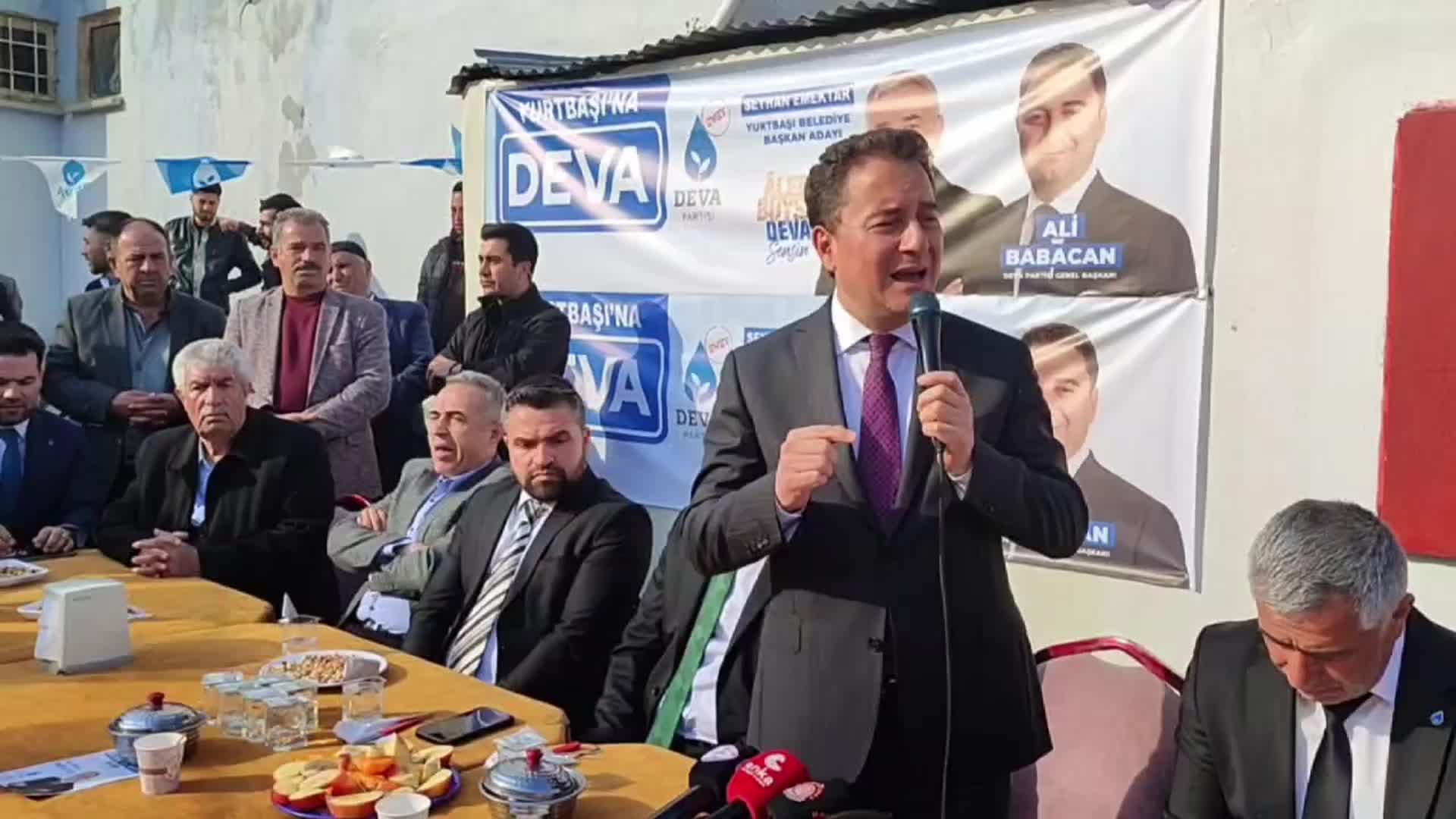 ALİ BABACAN: "HALKIN BİLDİĞİNİ, GÖRDÜĞÜNÜ, YAŞADIĞINI HALKTAN SAKLAYAMAZSINIZ. NE AÇIKLARSANIZ AÇIKLAYIN"