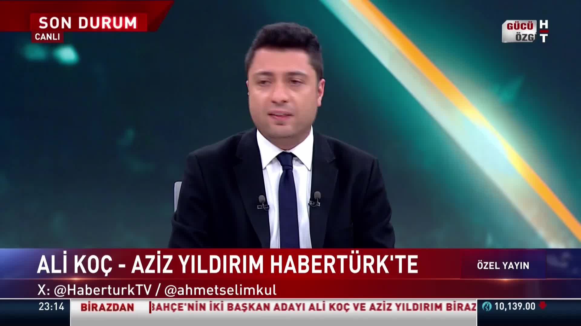 Ali Koç ve Aziz Yıldırım 6 yıl sonra canlı yayında bir araya geldi