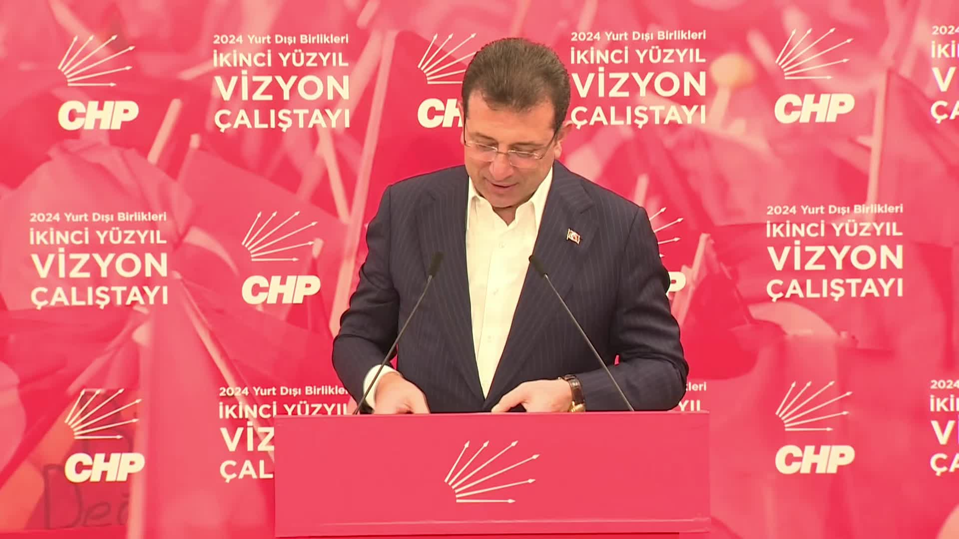 CHP'nin ''Yurt Dışı Çalıştayı''... Ekrem İmamoğlu: “Yurt dışı örgütlerinde dönem dönem parti içi rekabetin yıpratıcı hâl alabildiğini görüyoruz” 