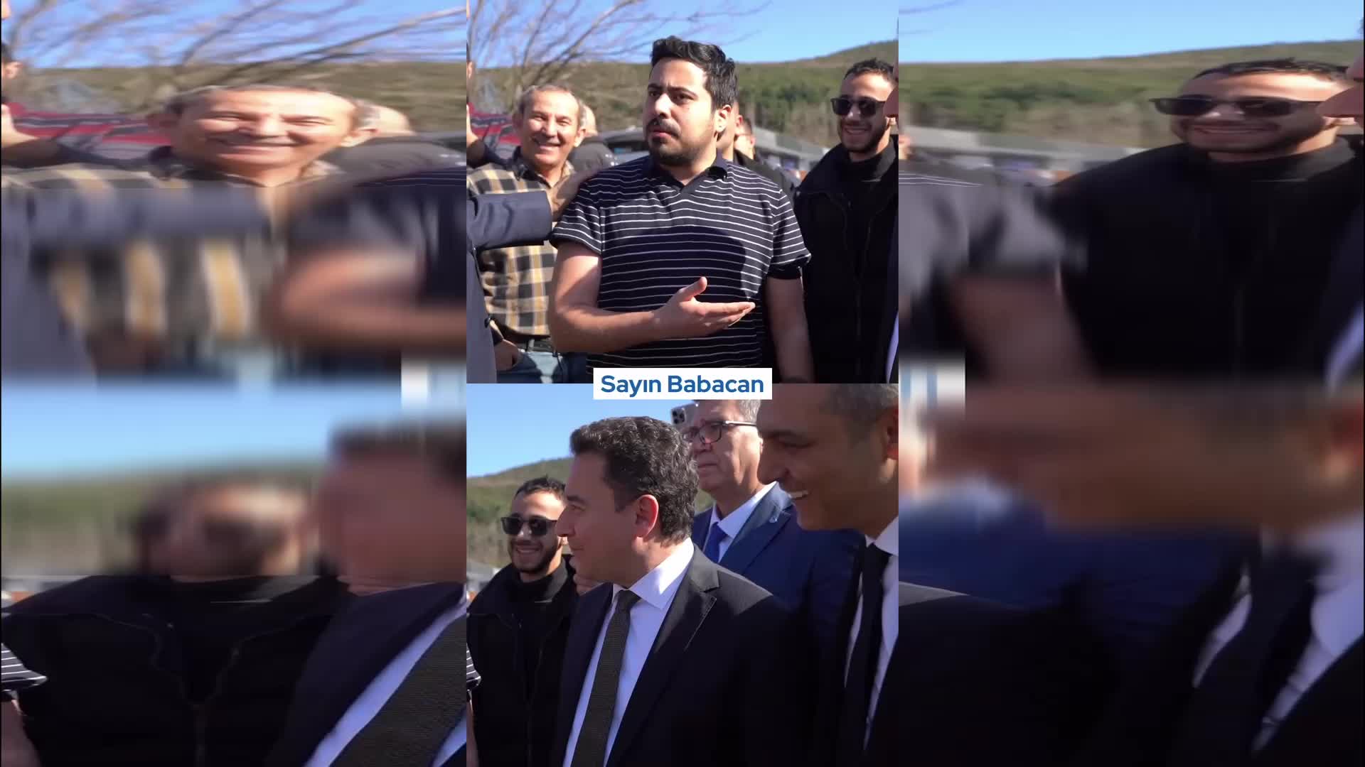 CUMHURBAŞKANI ERDOĞAN'IN SESİNİ TAKLİT EDEN SOSYAL MEDYA FENOMENİ NAHYAN, DEVA PARTİSİ LİDERİ ALİ BABACAN İLE SEÇİM GEZİSİNDE KARŞILAŞTI