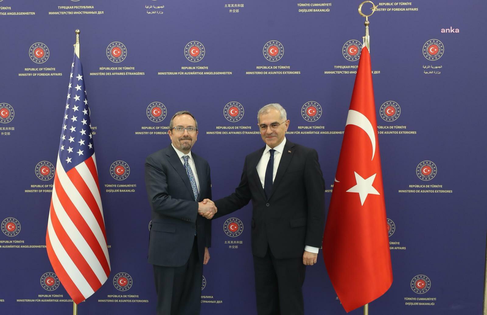 DIŞİŞLERİ BAKAN YARDIMCISI AKÇAPAR, ABD DIŞİŞLERİ BAKANLIĞI SİYASİ İŞLER MÜSTEŞAR VEKİLİ BASS İLE GÖRÜŞTÜ 