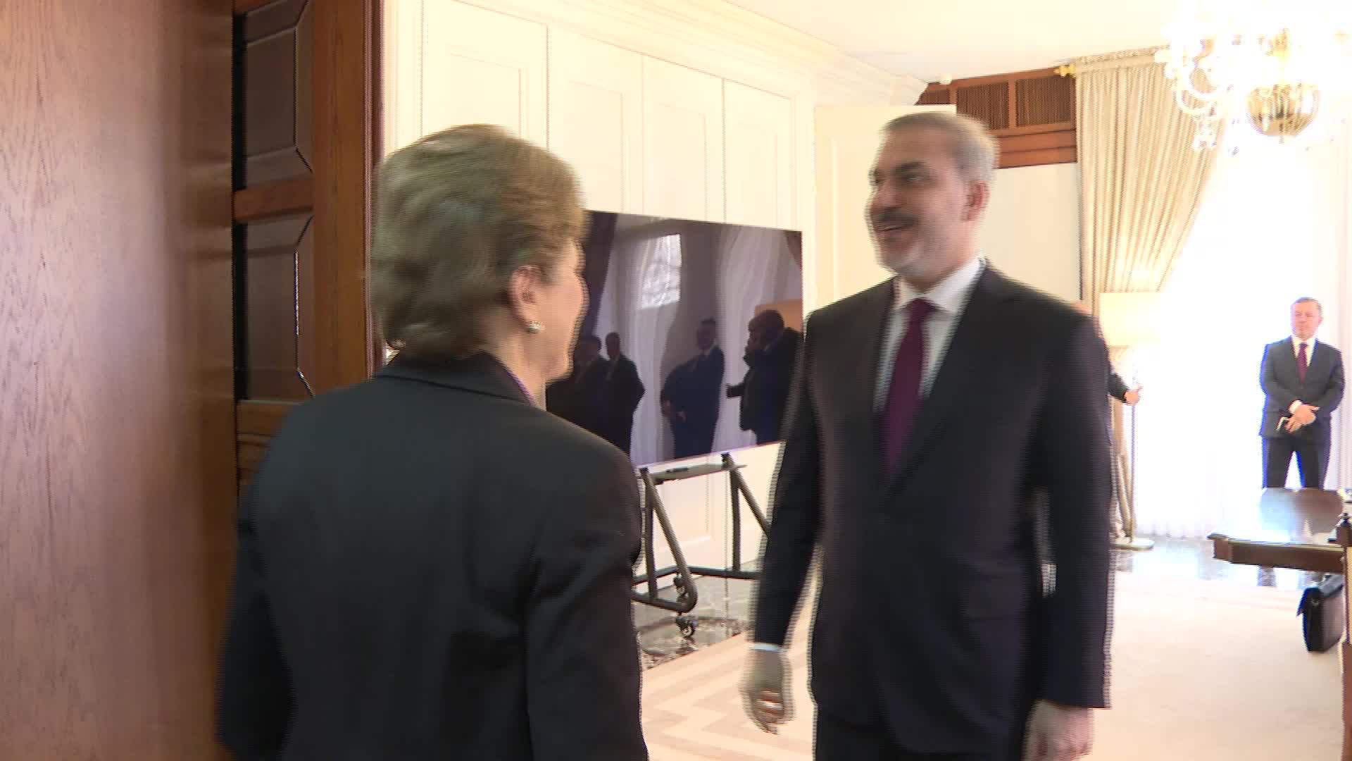 DIŞİŞLERİ BAKANI FİDAN, ANKARA'DA ABD'Lİ SENATÖRLER SHAHEEN VE MURPHY İLE BİR ARAYA GELDİ 