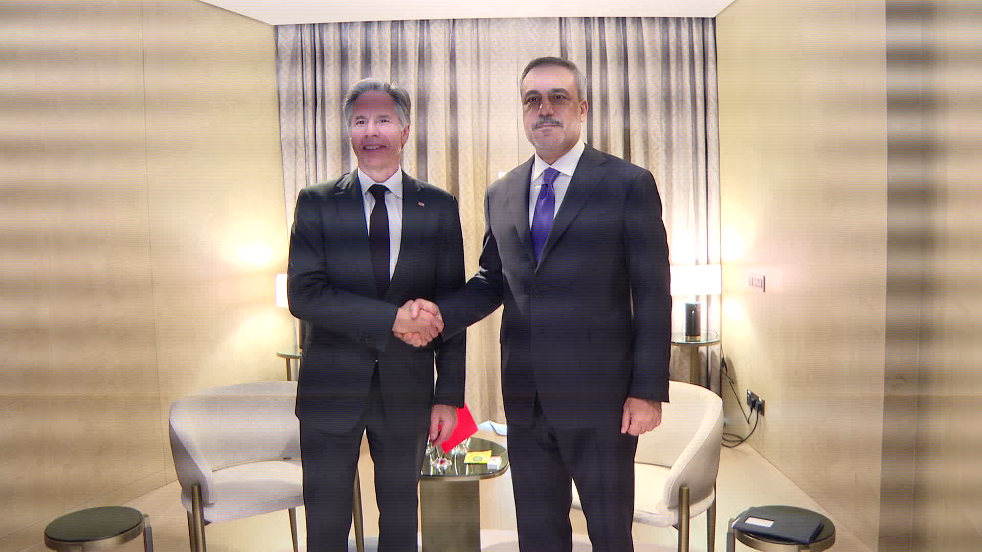 DIŞİŞLERİ BAKANI FİDAN RİYAD'DA ABD DIŞİŞLERİ BAKANI BLINKEN İLE BİR ARAYA GELDİ