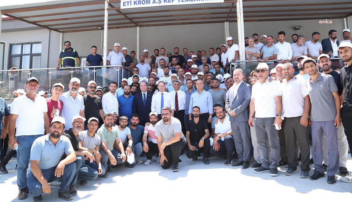 Grev yapan Eti Krom maden işçilerinin talepleri kabul edildi… Yüzde 15 zam, 3 maaş ikramiye 