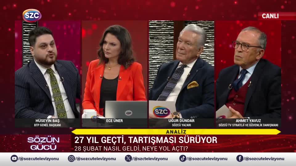 HÜSEYİN BAŞ: "BU İKTİDAR 23 YILDIR 28 ŞUBAT'IN ÜZERİNDE HALA TEPİNİYOR. BİZ GENÇLER HALA SİYASİ HESAPLAŞMALARIN GÖBEĞİNDE DAYAK YİYORUZ"
