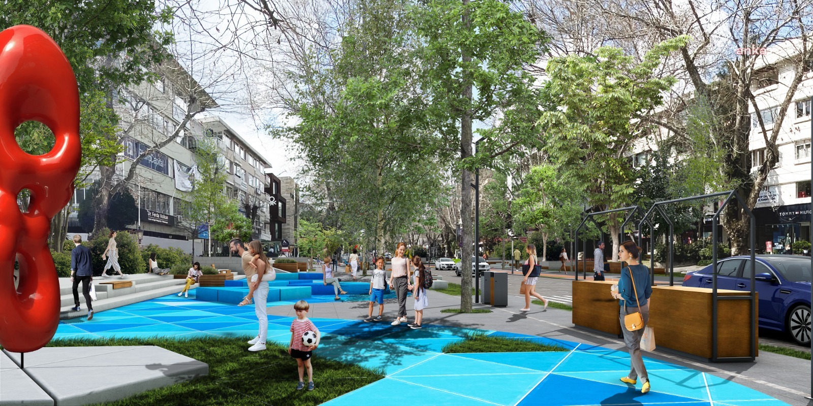 İBB Bağdat Caddesi'ni yenilemek için çalışmalara başladı