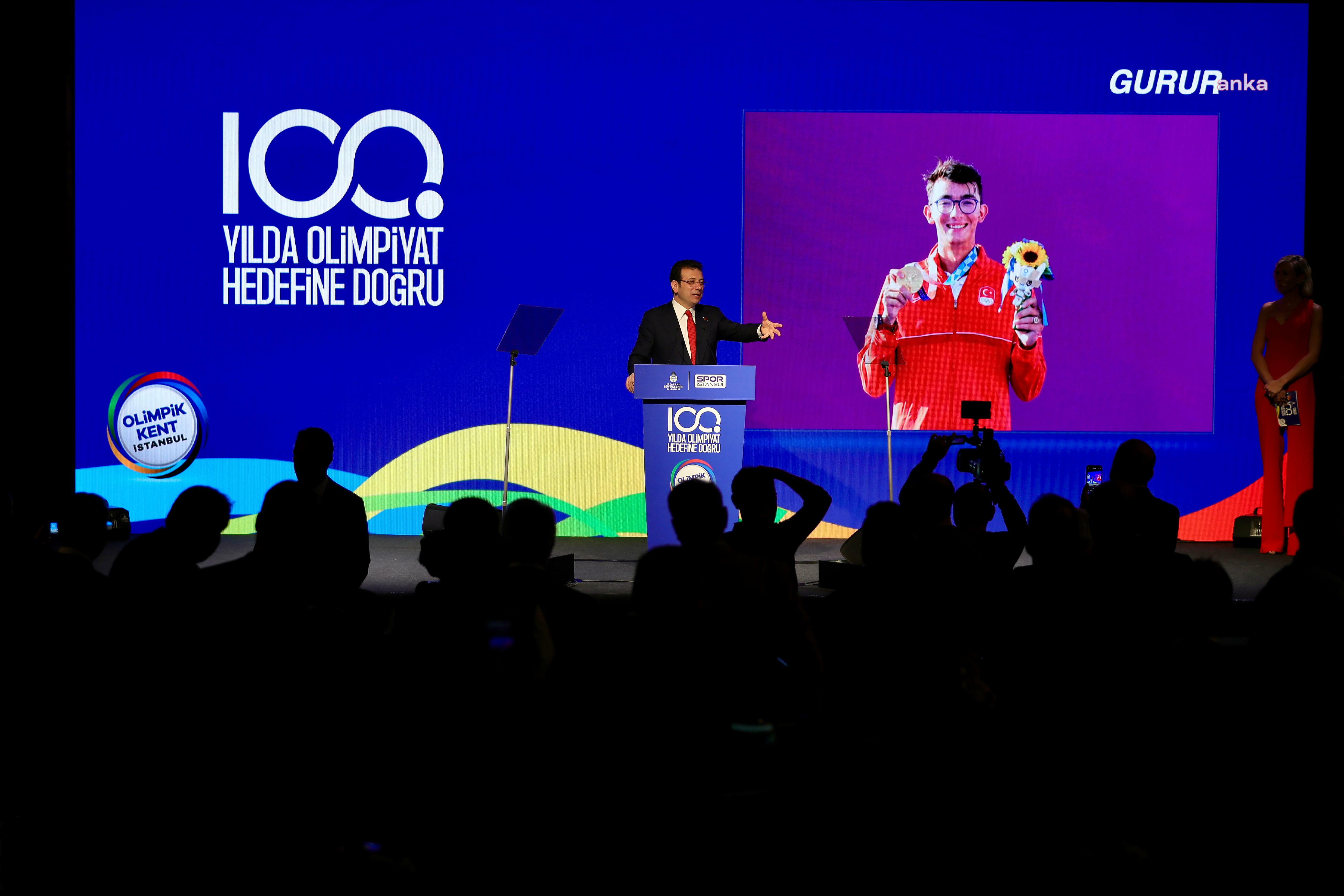 İMAMOĞLU: “OLİMPİYATLARI İSTANBUL'A GETİRMEYİ ATATÜRK'ÜN BİZE BİR MİRASI GİBİ GÖRÜYORUM”