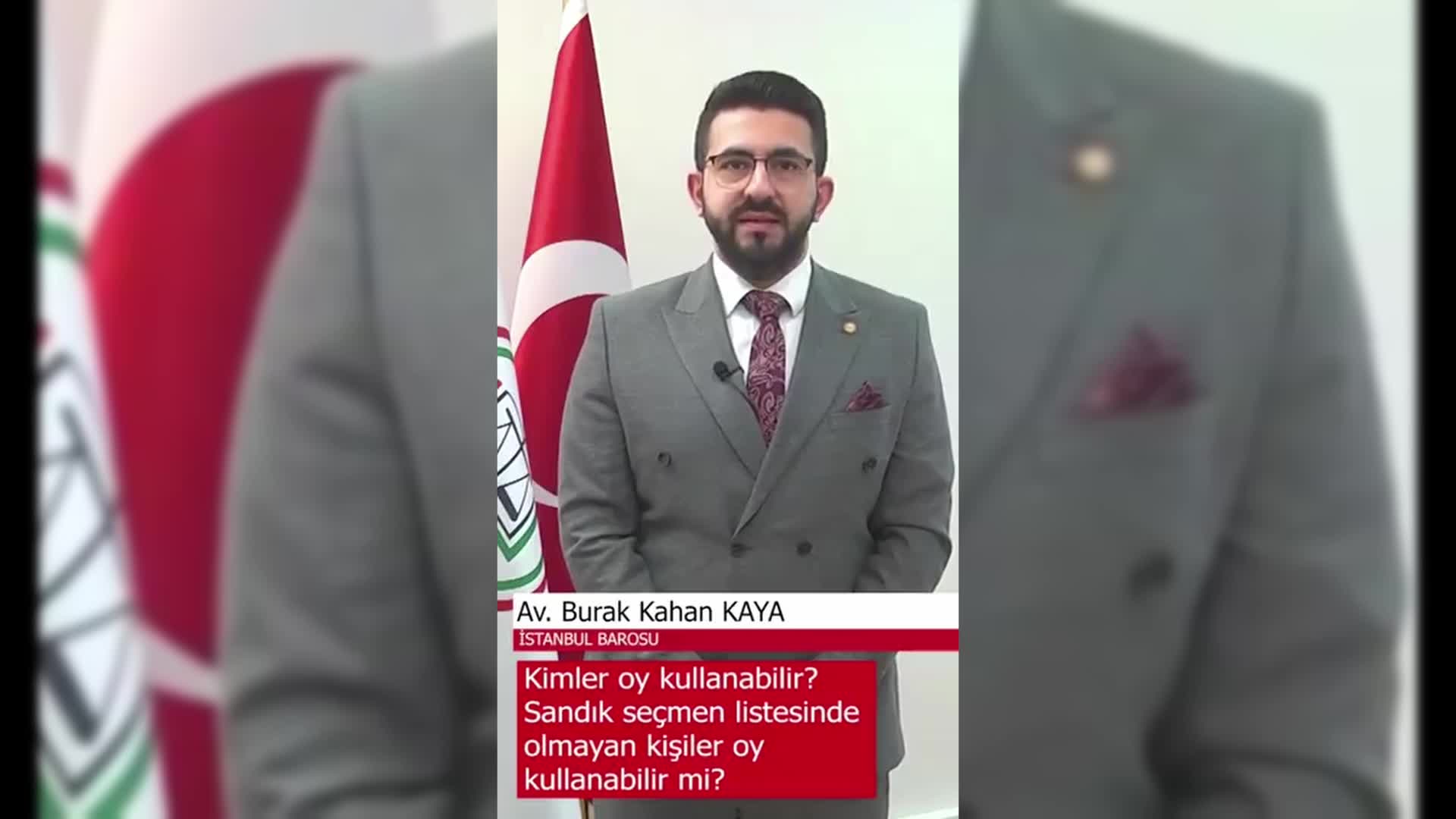 İSTANBUL BAROSU SEÇİM ÖNCESİ SEÇMENLERİ BİLGİLENDİRİCİ VİDEOLAR YAYINLADI