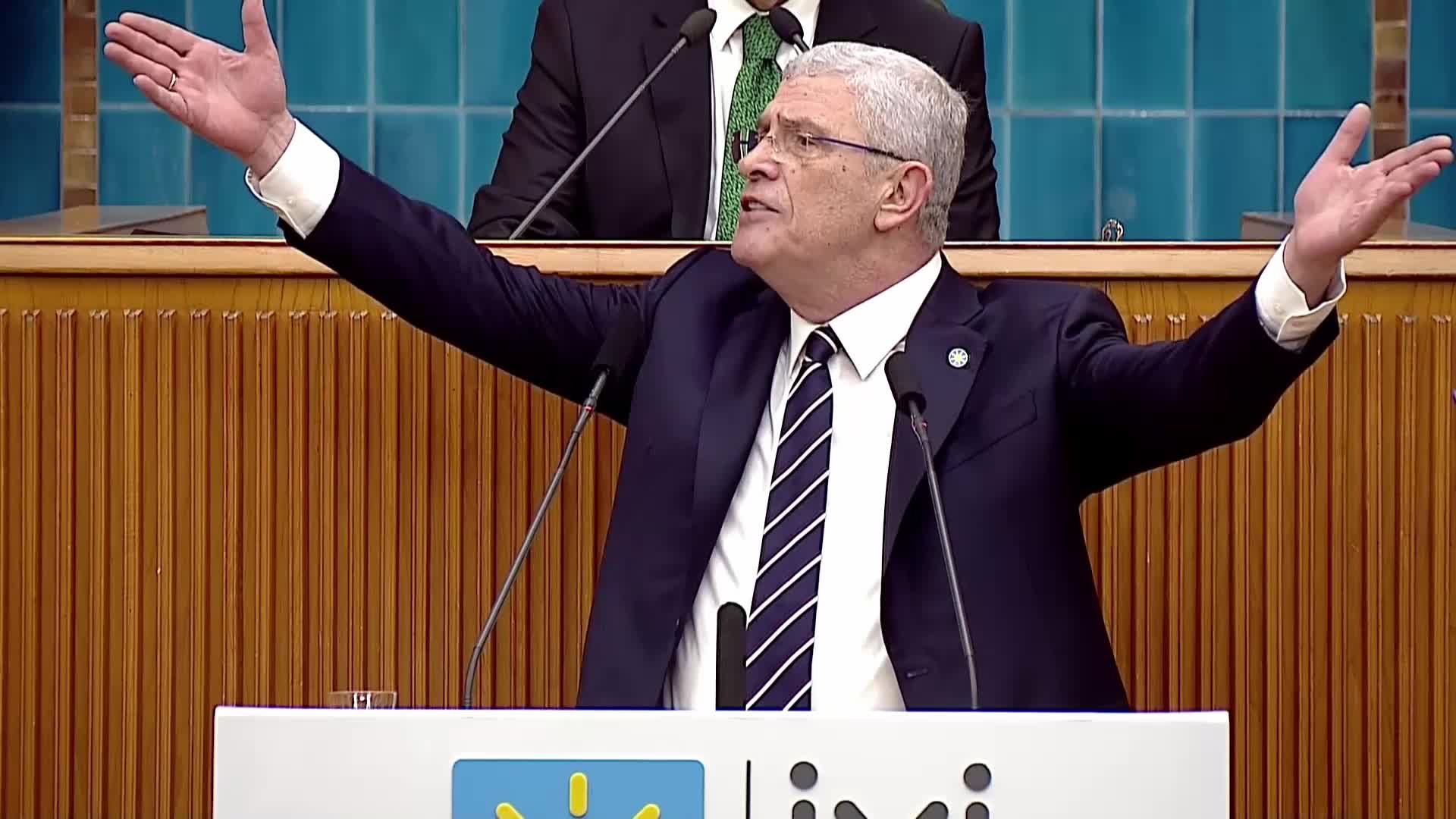 İYİ Parti grup toplantısı... Dervişoğlu: "Şahsım devleti denen bir çete rejimini asla kabullenemeyiz"