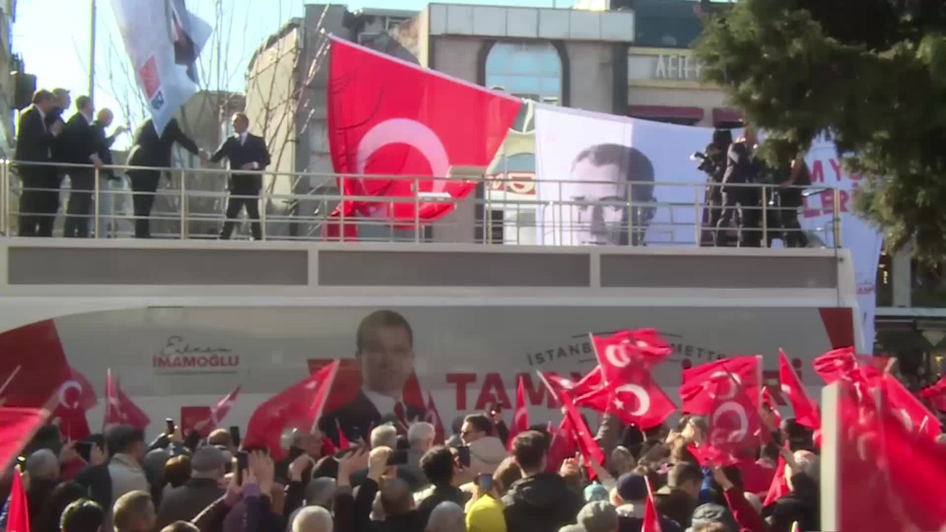 KOCAMUSTAFAPAŞA'DA KONUŞAN  İMAMOĞLU: “İSTANBUL'UN GÜNDEMİNDEN İSRAFI, İHMALİ VE  İHANETİ ÇIKARDIK; YERİNE HİZMET, İCRAAT, YATIRIMI GETİRDİK”