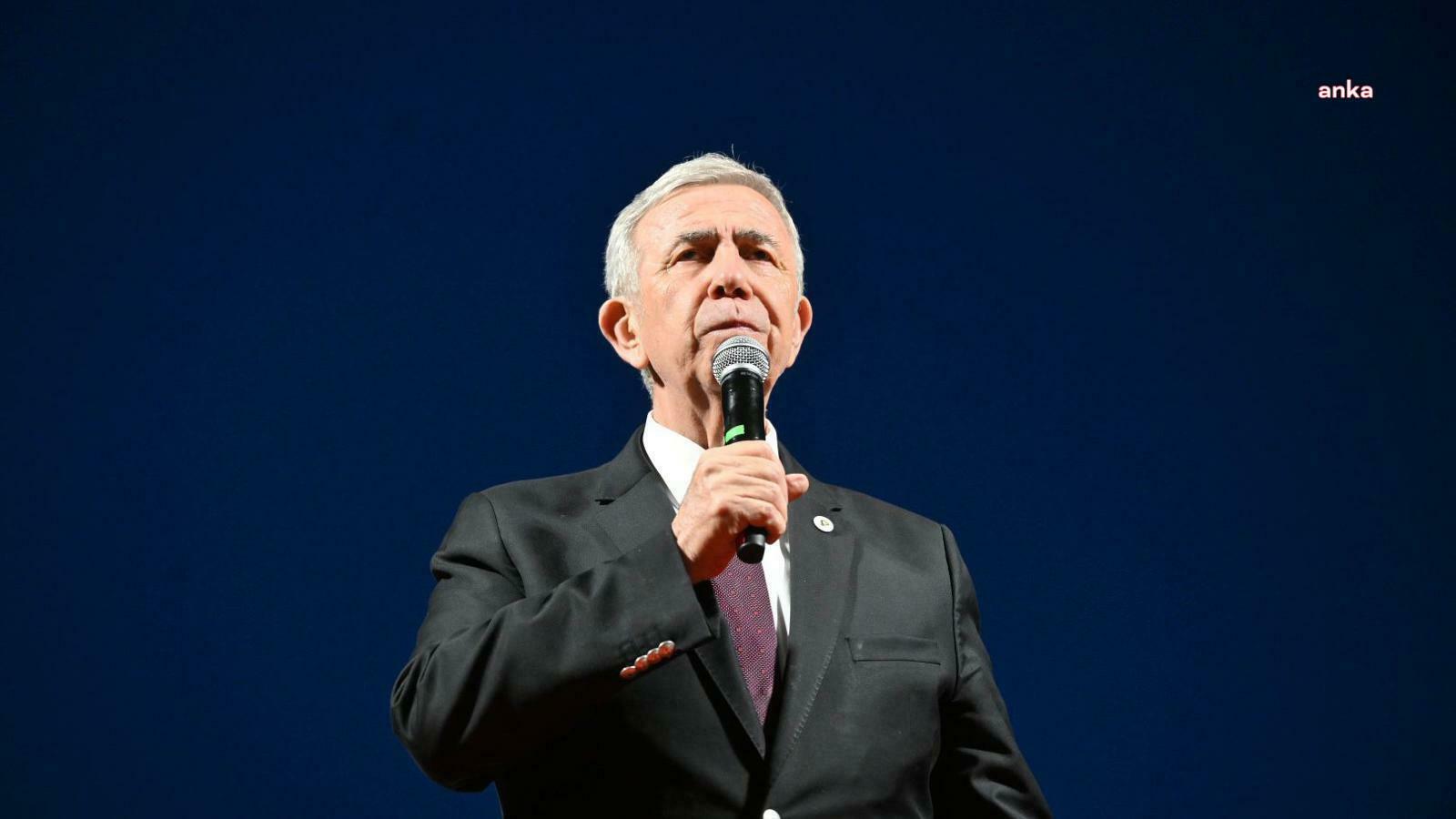 MANSUR YAVAŞ: "BÜYÜKŞEHİR TAMAM, İLÇE SONUÇLARINI BEKLİYORUZ"