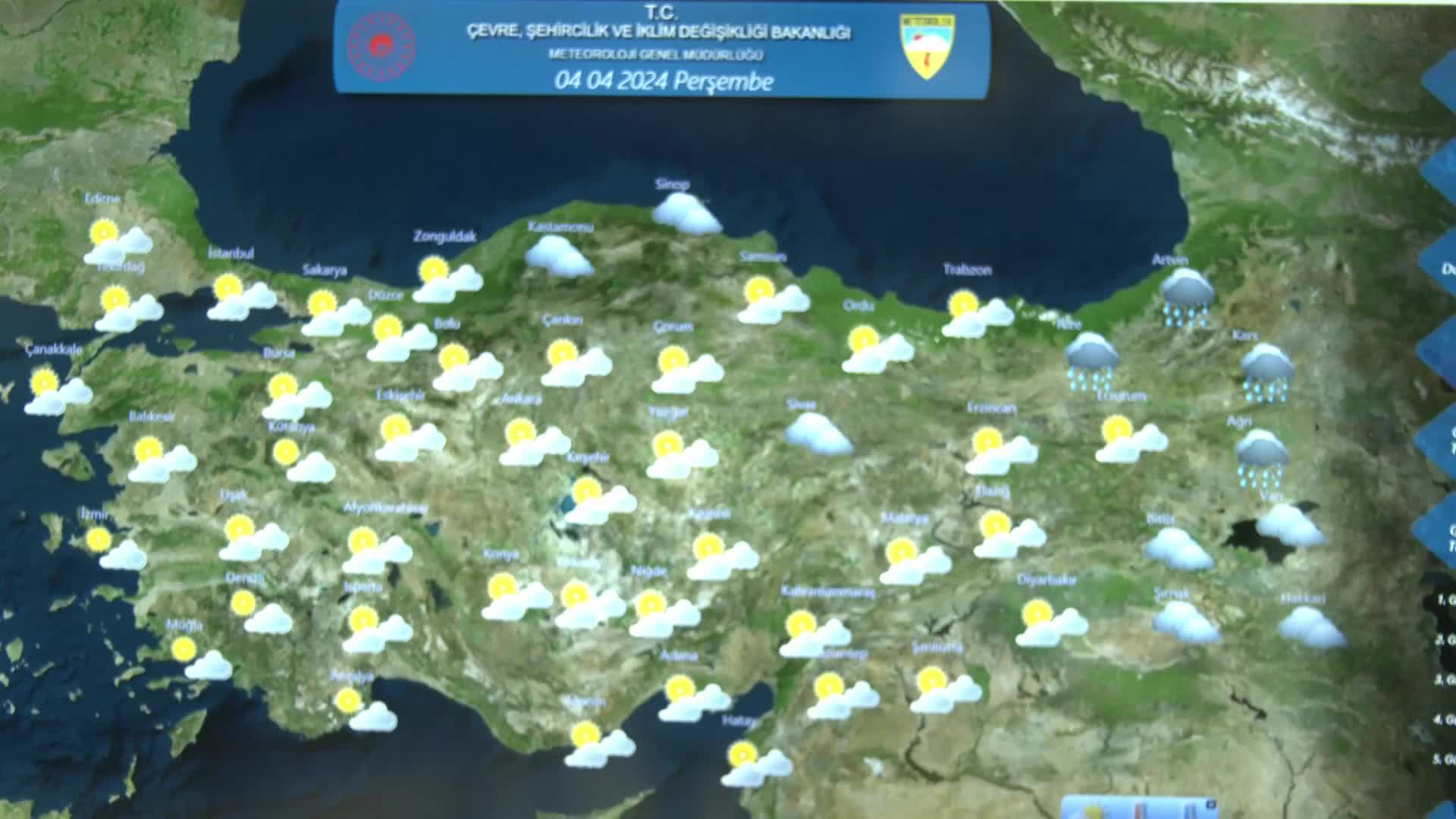 METEOROLOJİ GENEL MÜDÜRLÜĞÜ: "ÜLKEMİZDE TOZ TAŞINIMI YARINDAN İTİBAREN AZALIYOR. CUMA GÜNÜNDEN İTİBAREN DE HAVA SICAKLIKLARI MEVSİM NORMALLERİNE İNECEK"