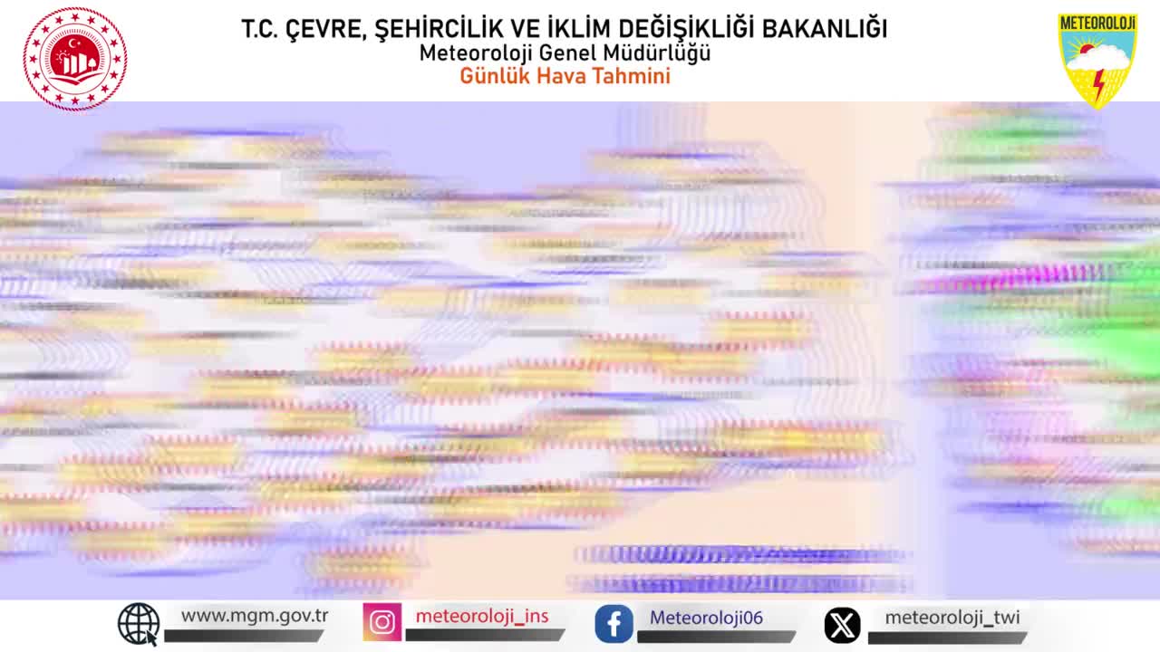 Meteoroloji'den 20 ilde sağanak ve gök gürültülü sağanak yağış uyarısı