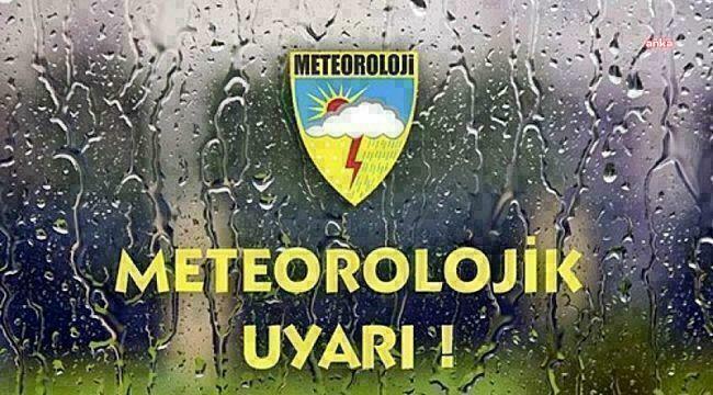 Meteoroloji'den yarın  16 il için yerel kuvvetli sağanak uyarısı
