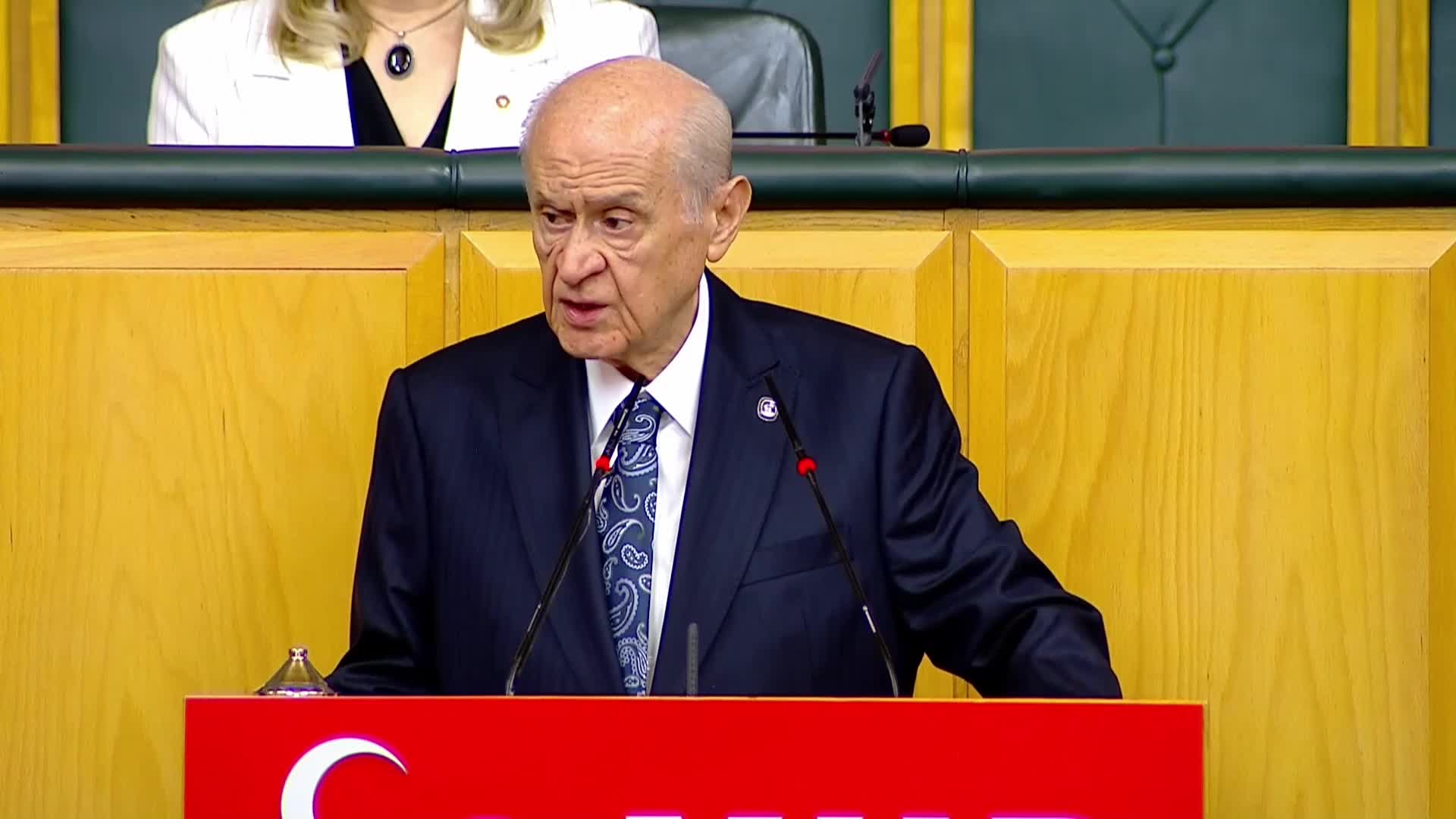 MHP grup toplantısı... Bahçeli: "Türkiye ekonomisi zincirlerini tamamıyla kıracaktır"