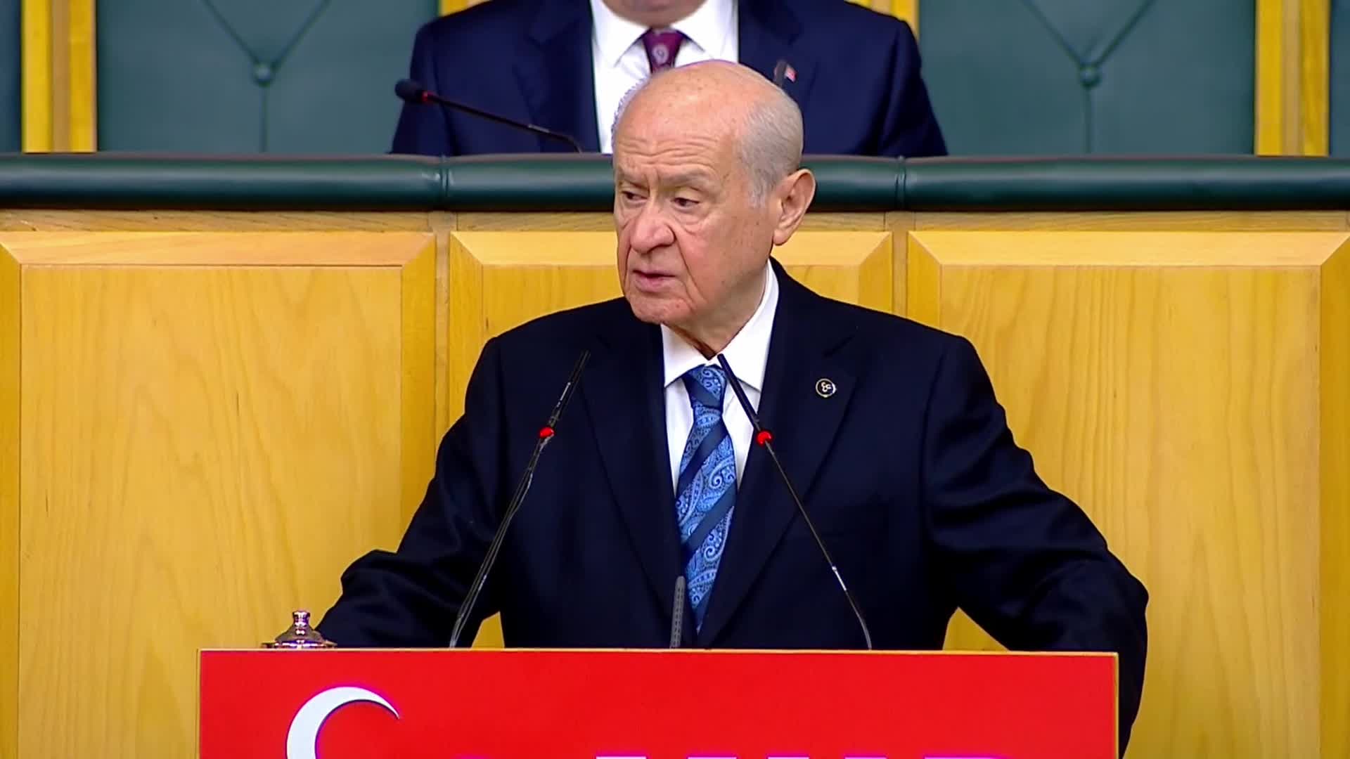 MHP LİDERİ BAHÇELİ: KIZIL  ELMA'NIN YENİ İSTİKAMETİ UZAY