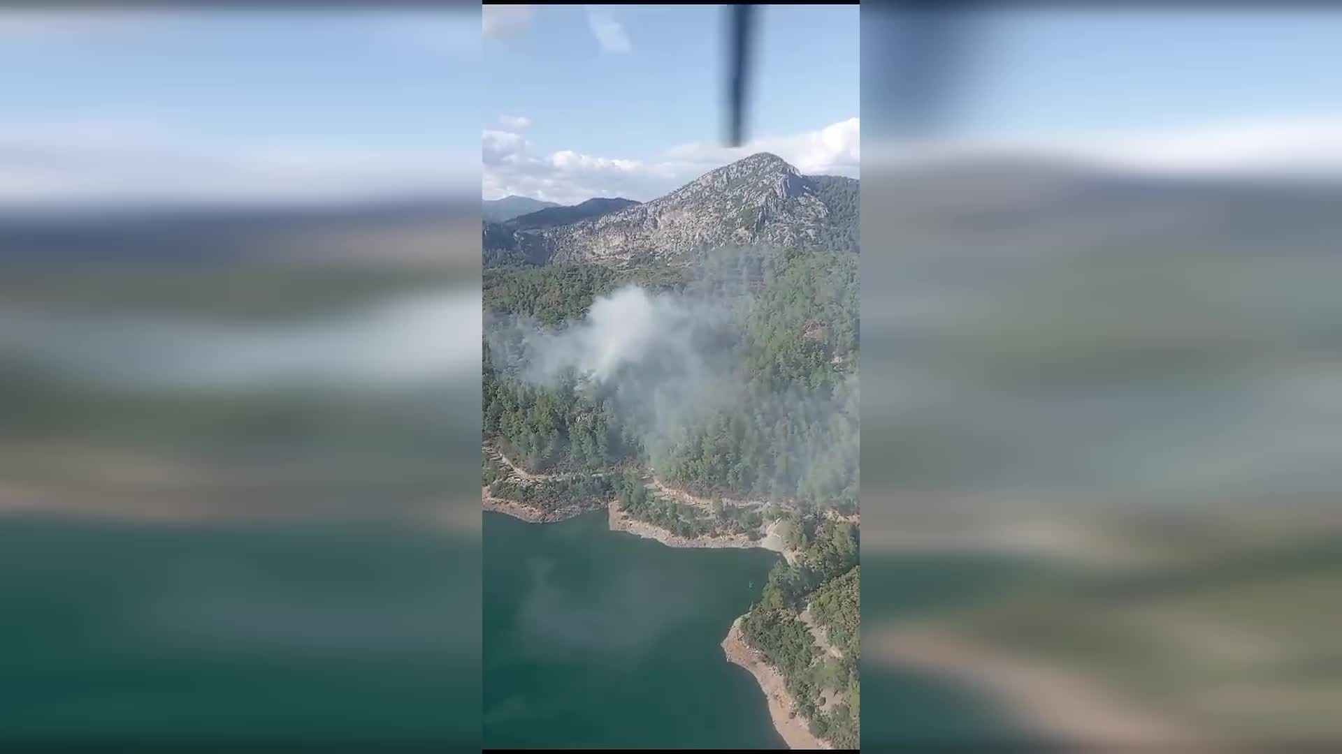 MUĞLA DALAMAN’DA ÇIKAN ORMAN YANGINI SÖNDÜRÜLDÜ