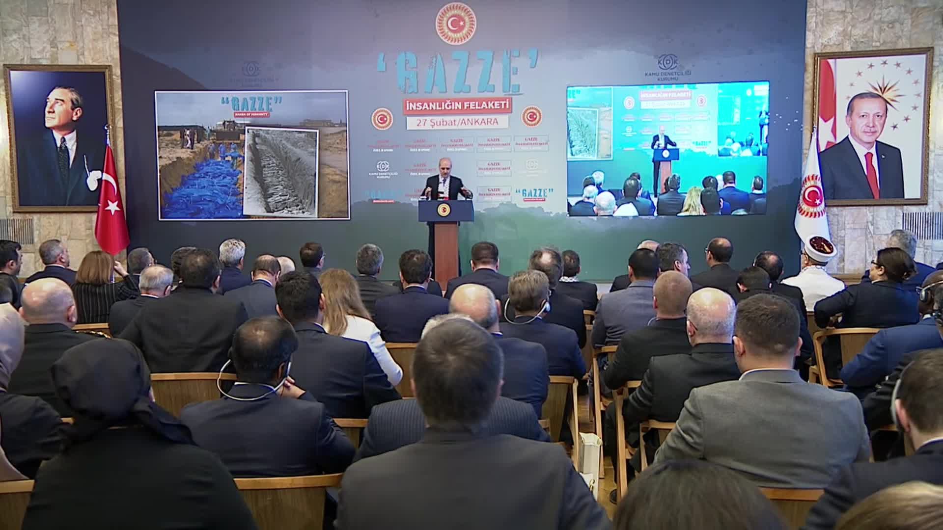 NUMAN KURTULMUŞ: "NETANYAHU VE ÇETESİ HİTLER'LE AYNI KATEGORİYE GİRMİŞ, AYNI TARAFTA GÖRÜLMEYE BAŞLANMIŞTIR" 