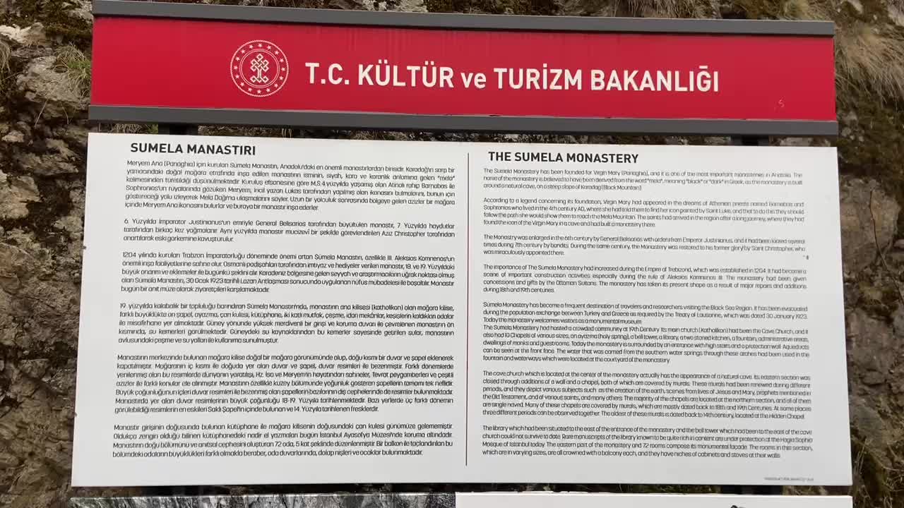 SÜMELA MANASTIRI’NDA BAYRAM TATİLİ YOĞUNLUĞU YAŞANIYOR