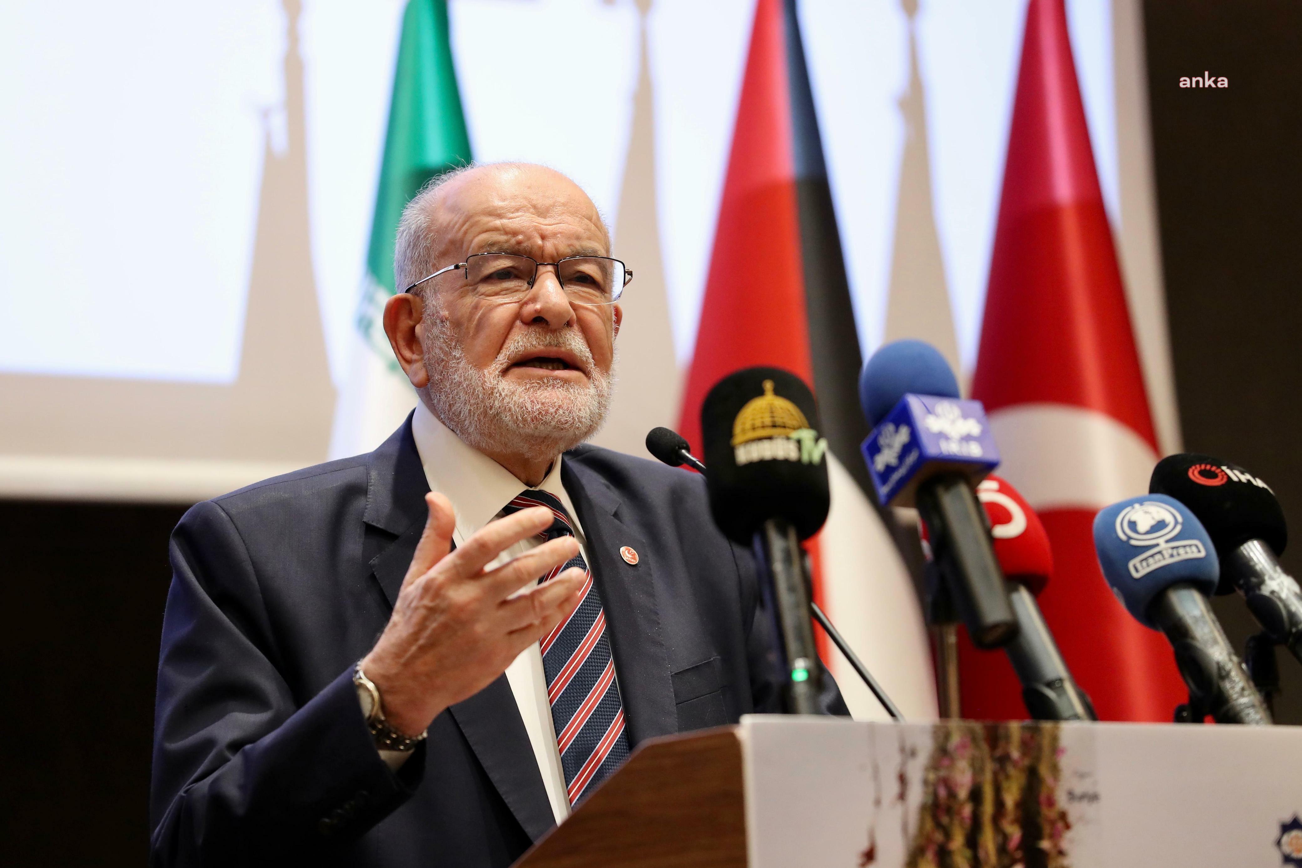 TEMEL KARAMOLLAOĞLU:“YA İSLAM ÜLKELERİ OLARAK BİR VE BERABER OLACAĞIZ, YA DA HER GÜN BİR BAŞKA İSLAM BELDESİNİN ATEŞE VERİLMESİNİ ÇARESİZCE SEYREDECEĞİZ!”