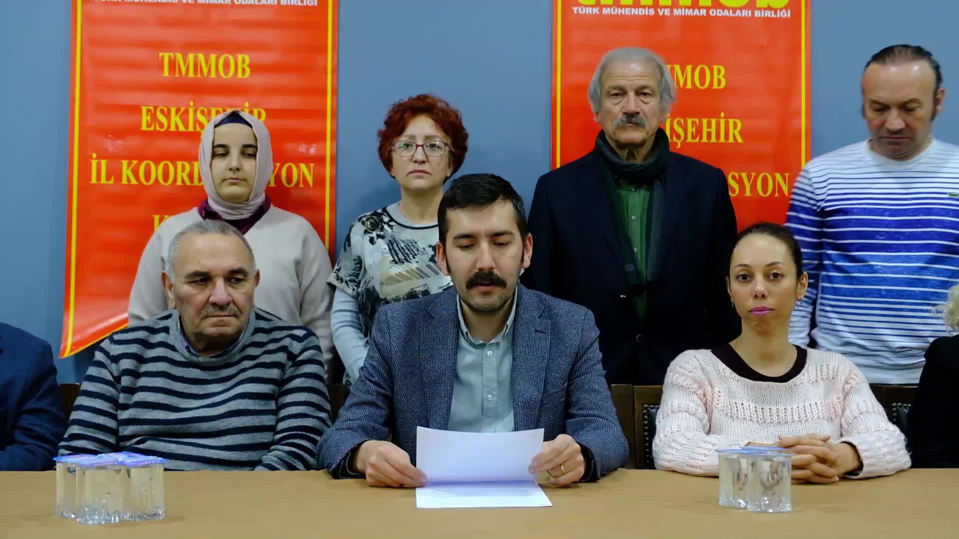 TMMOB ESKİŞEHİR İL KOORDİNASYON KURULU SEKRETERİ YAHYA KAYA: “ERZİNCAN İLİÇ’TEKİ RİSKLER ESKİŞEHİR İÇİN DE GEÇERLİ”