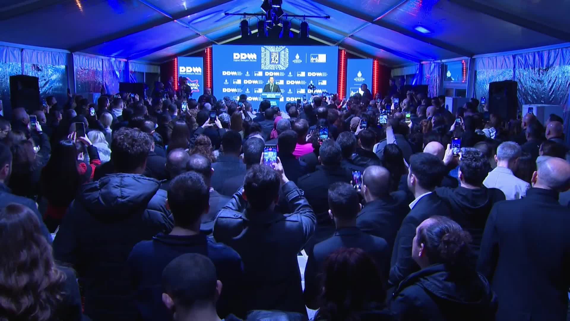 TÜRKİYE’NİN EN BÜYÜK SABİT  DİJİTAL DENEYİM MÜZE AÇILIŞINDA KONUŞAN İMAMOĞLU: “4 OLAN İBB MÜZELERİNİN  SAYISINI, 4,5 YILDA 22’YE ÇIKARTTIK”