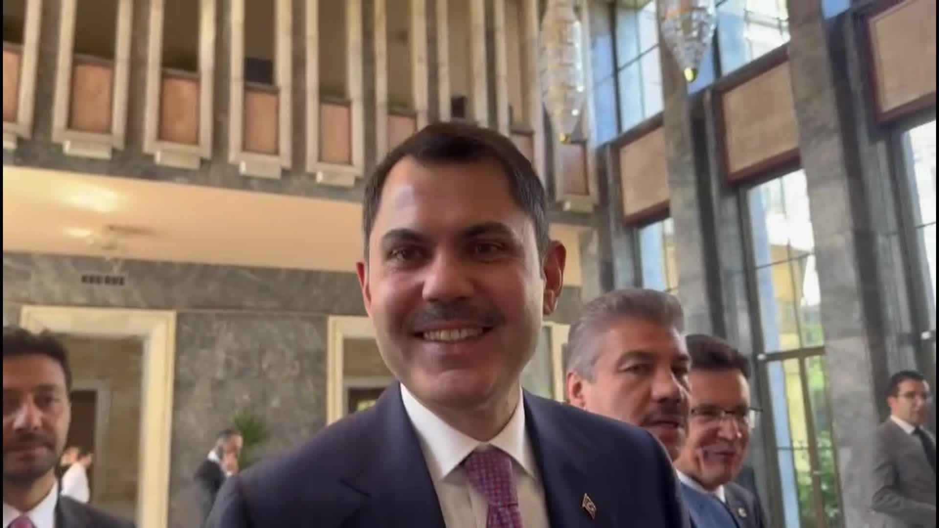 Yeni kabine üyeleri Kurum ve Memişoğlu, yemin etmek için Meclis'e geldi