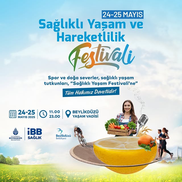Beylikdüzü'nde Sağlıklı Yaşam ve Hareketlilik Festivali Başlıyor