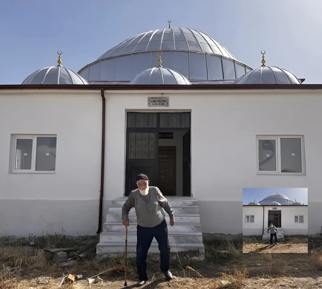 91 Yaşındaki Ahmet Dede 200 Dönüm Arazisini Cami İçin Bağışladı!