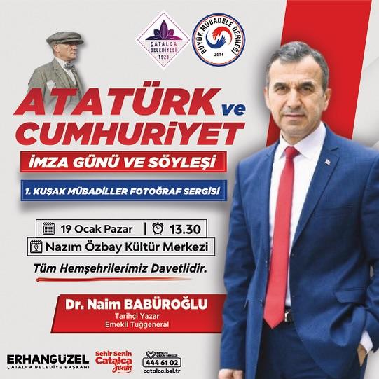 Çatalca'da Atatürk ve Cumhuriyet Söyleşisi ile Tarihe Yolculuk