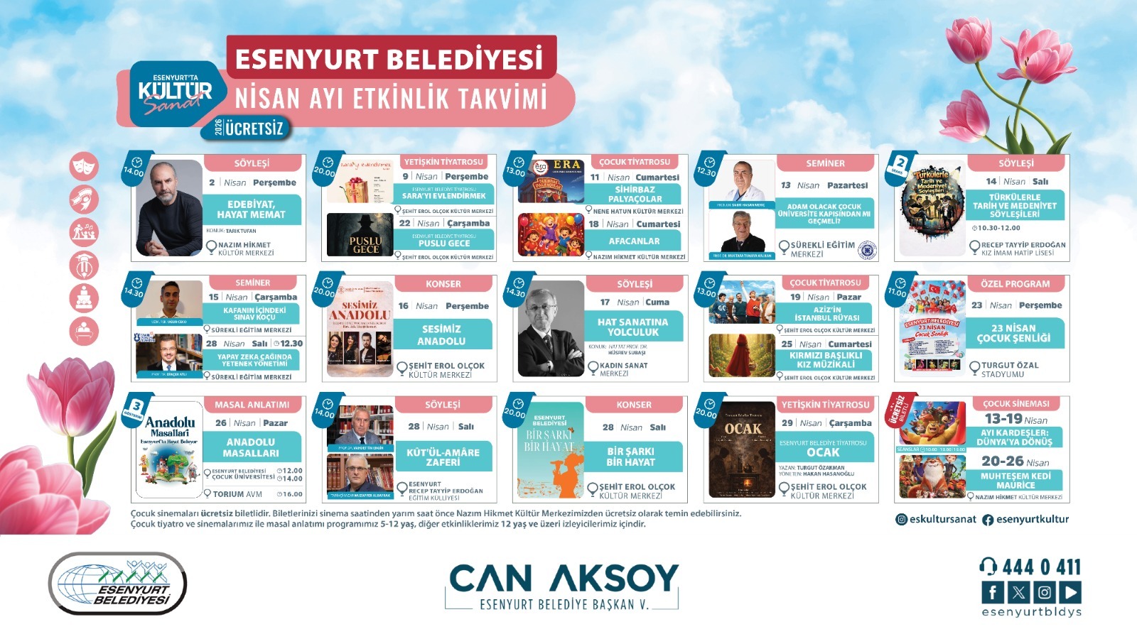 Esenyurt'ta Bahar Kültür ve Sanatla Karşılanıyor