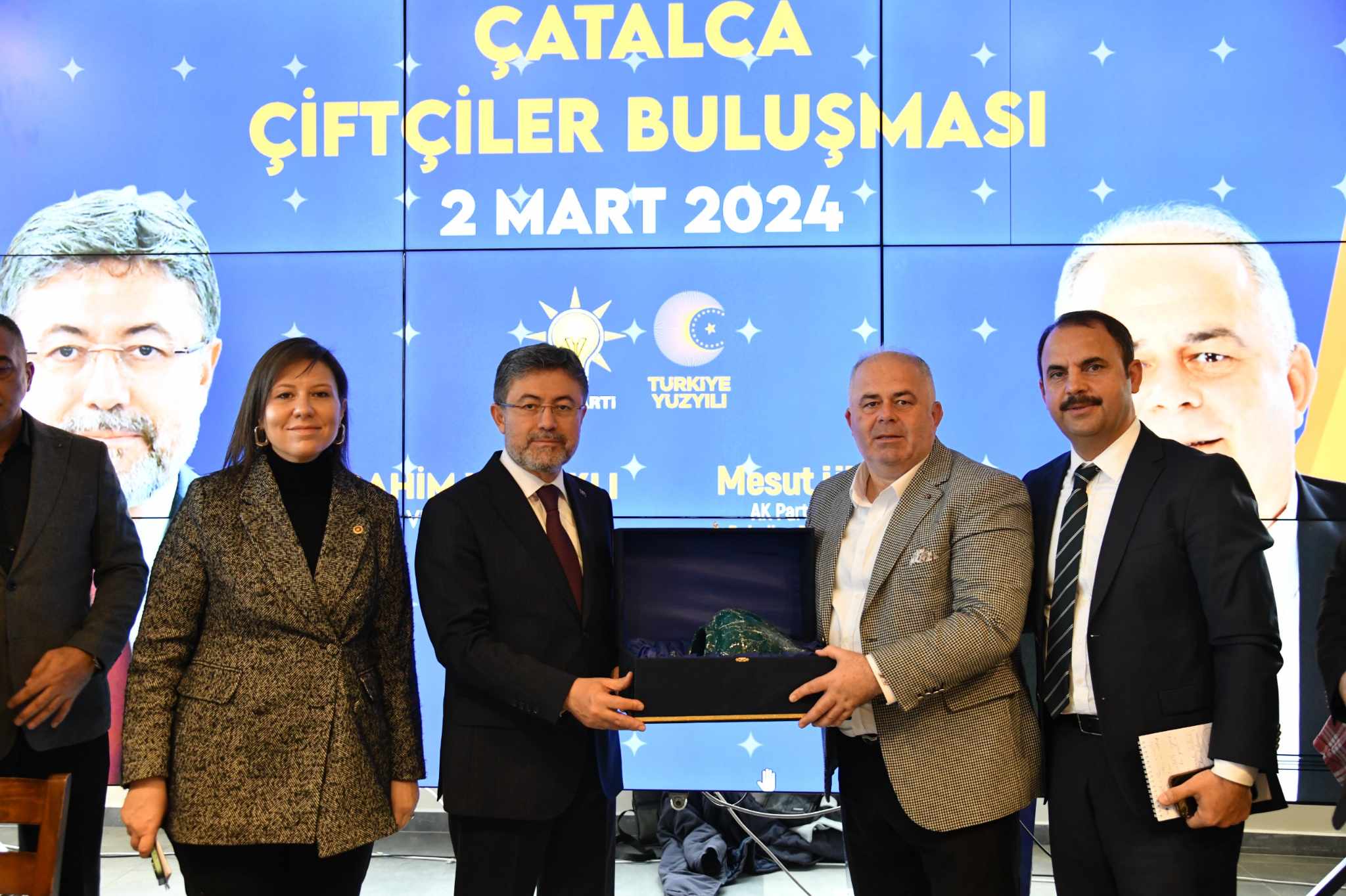 TARIM VE ORMAN BAKANI İBRAHİM YUMAKLI ÇATALCA'DA