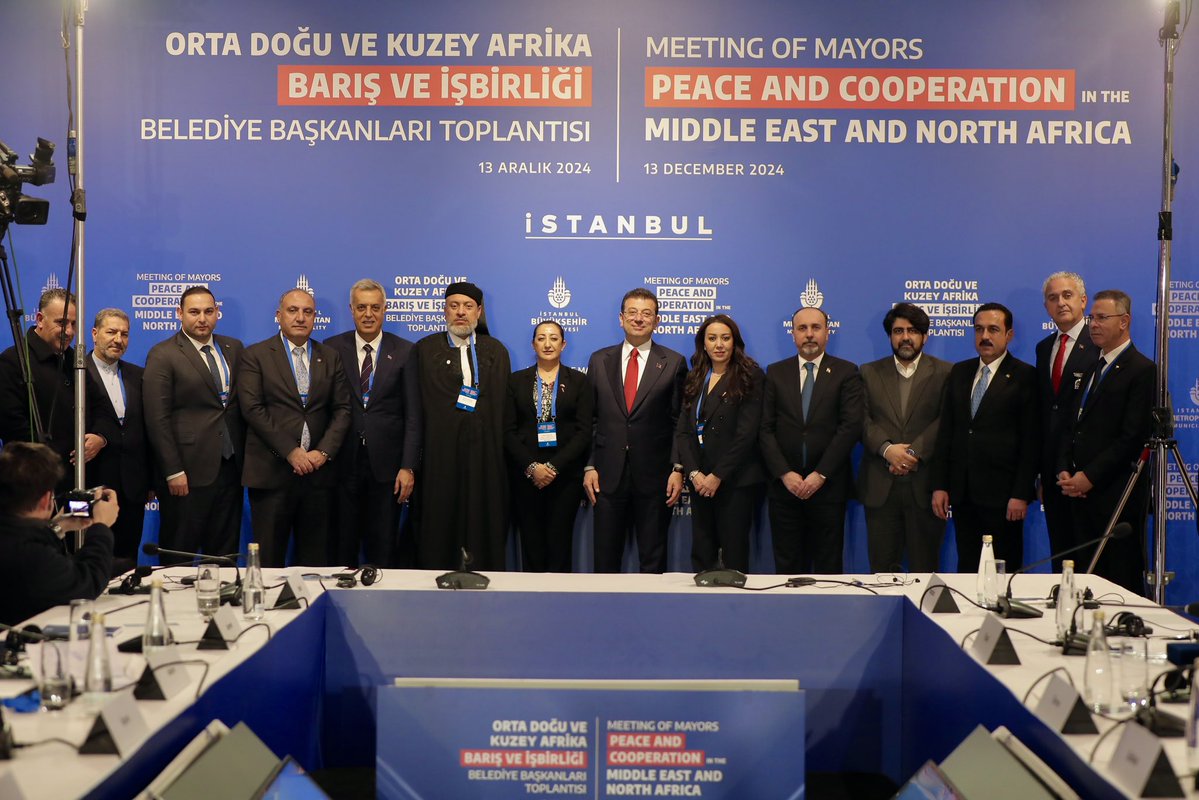 İstanbul'un Evsahipliğinde Ortadoğu ve Kuzey Afrika Şehirlerinden Güçlü Dayanışma Adımı