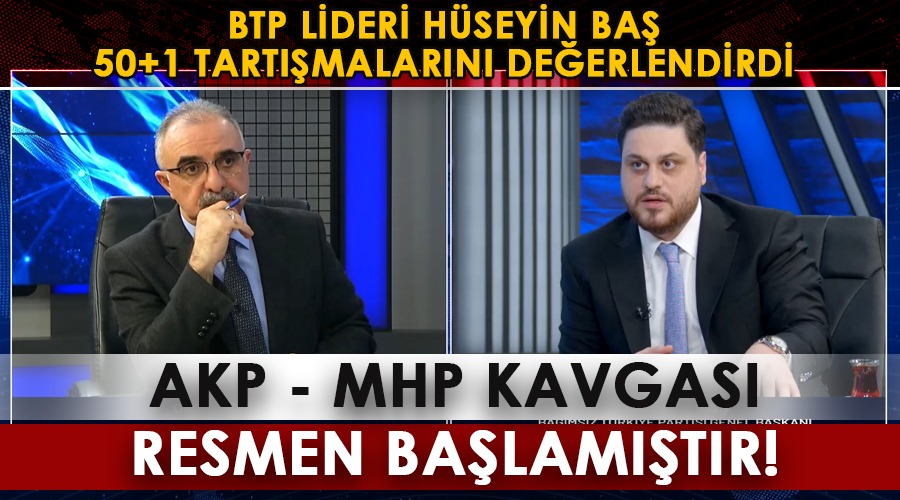 AKP - MHP KAVGASI RESMEN BAŞLAMIŞTIR