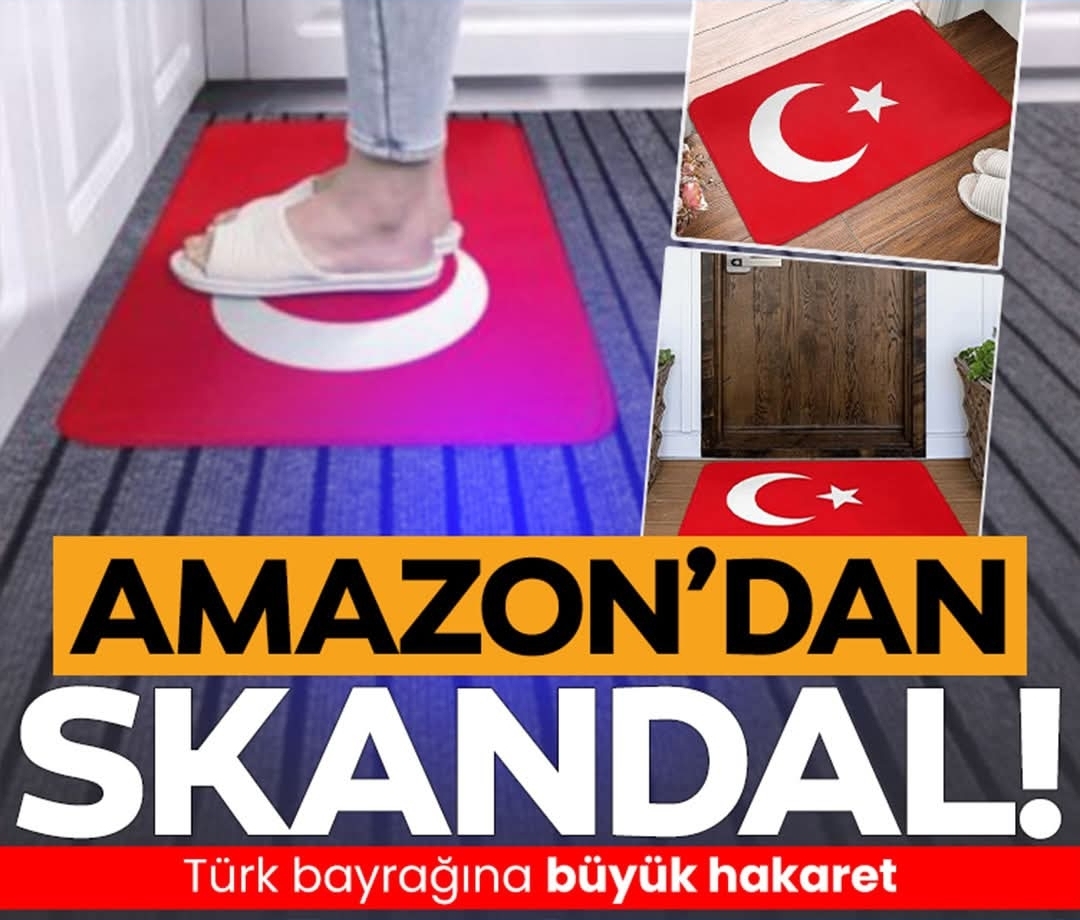 Amazon’da Türk Bayrağı Paspas Skandalı Sosyal Medyayı Ayağa Kaldırdı