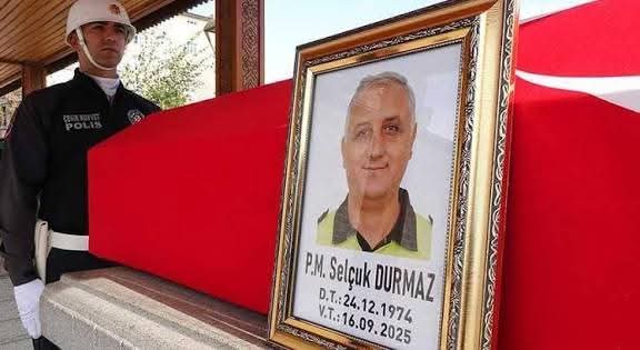 Erzurum’da Polis Memuru Selçuk Durmaz Son Yolculuğuna Uğurlandı!