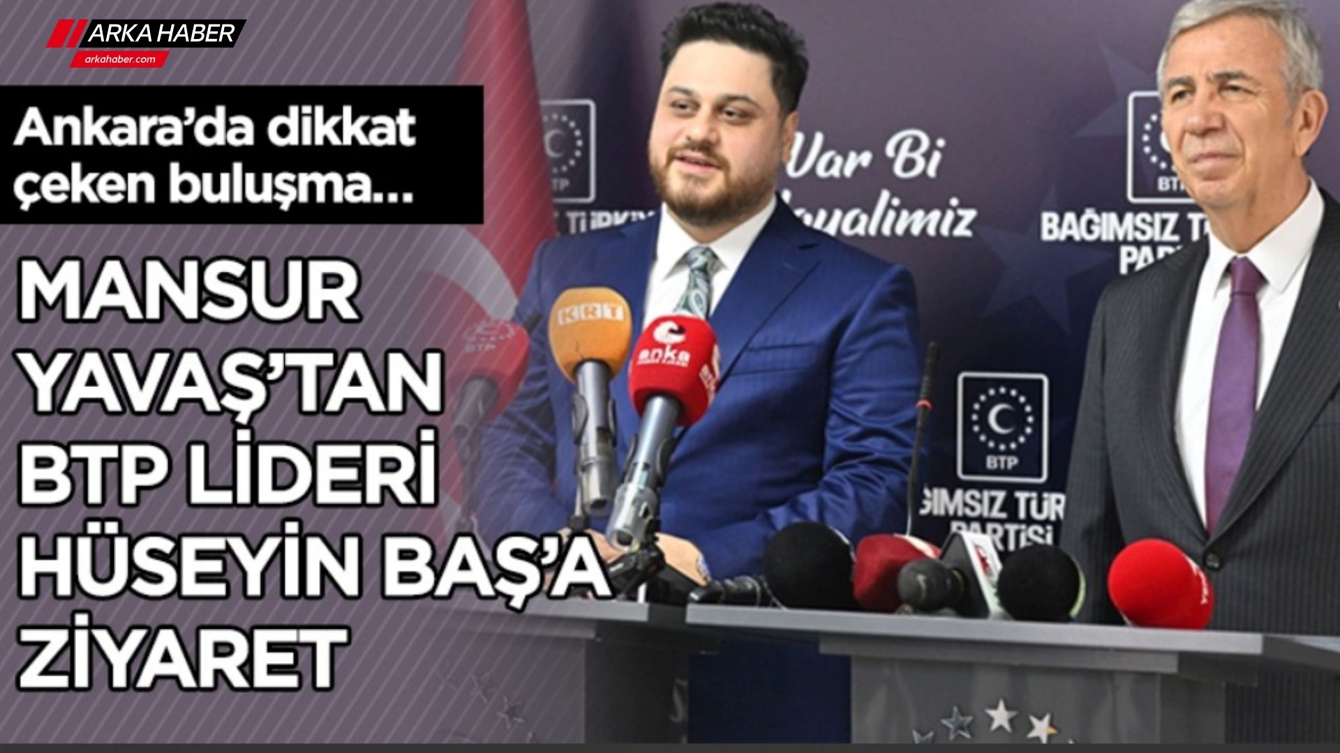 MANSUR YAVAŞ’TAN HÜSEYİN BAŞ’A ZİYARET