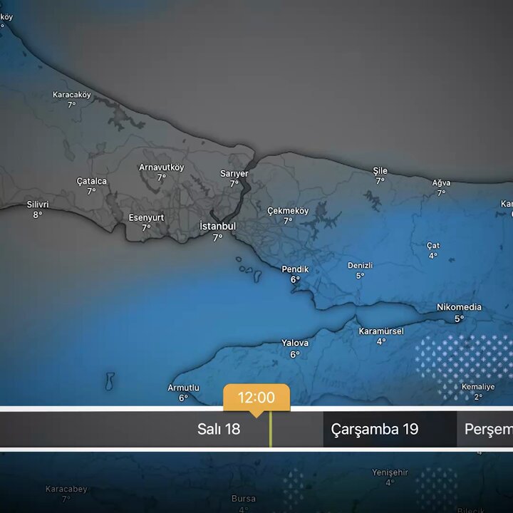 İstanbul'da Kar Yağışı Bekleniyor; Yoğunlaşacağı Saatler Açıklandı