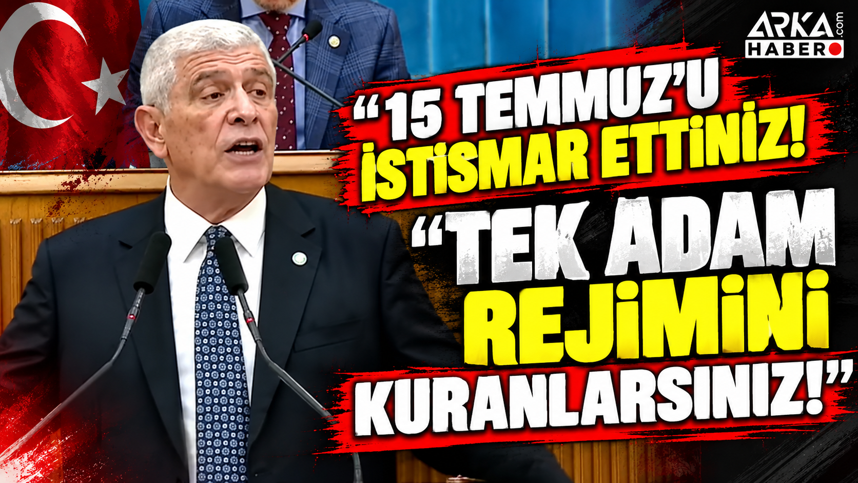 Müsavat Dervişoğlu’ndan TBMM Grup Toplantısı’nda Erdoğan’a Sert Eleştiriler: Ekonomi, Yeni Anayasa ve 15 Temmuz Mesajı