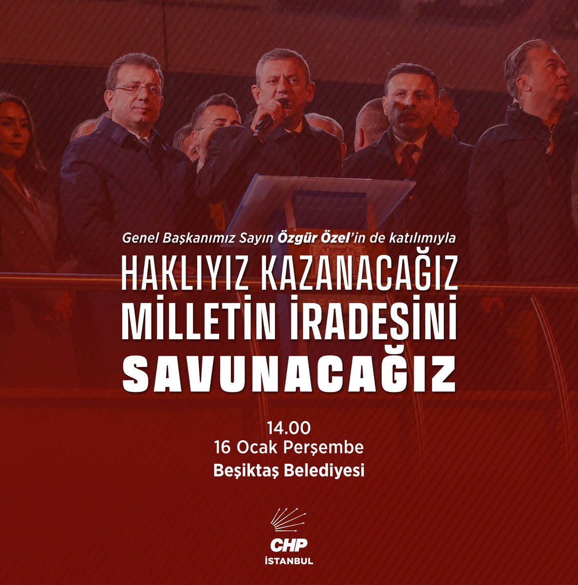 İstanbullular Demokrasi İçin Beşiktaş'ta Buluşuyor