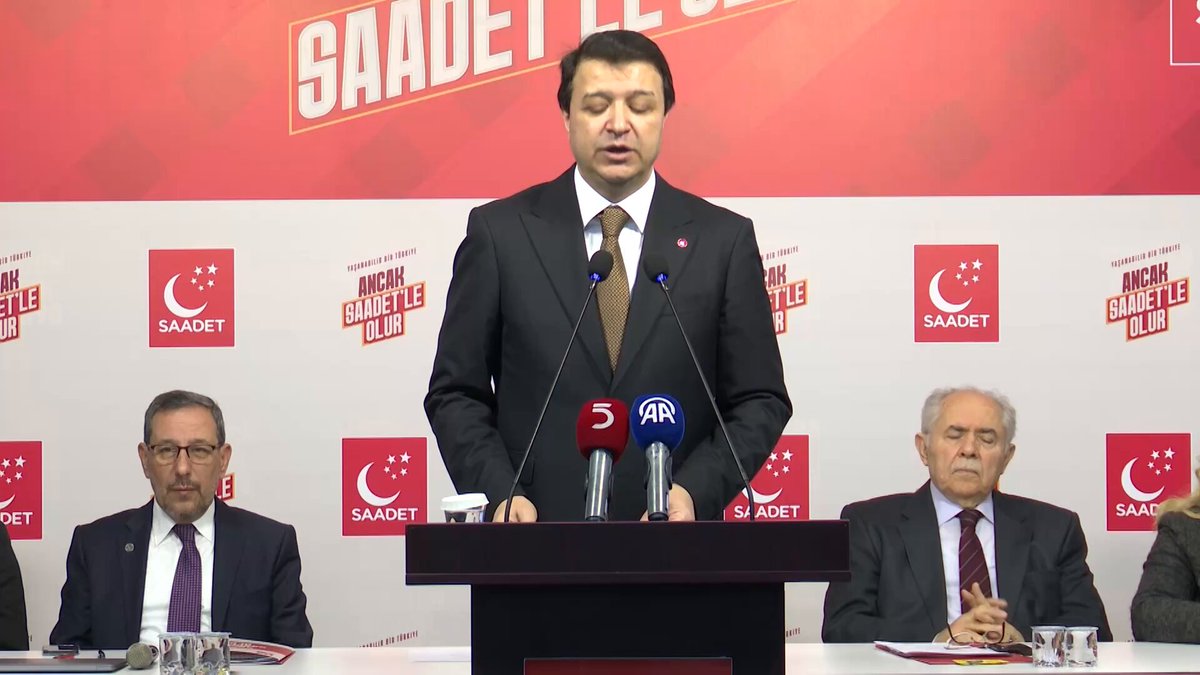 Saadet Partisi Genel Başkanı: "Siyasi Katılımı Engellemek Sorunları Çözmez"