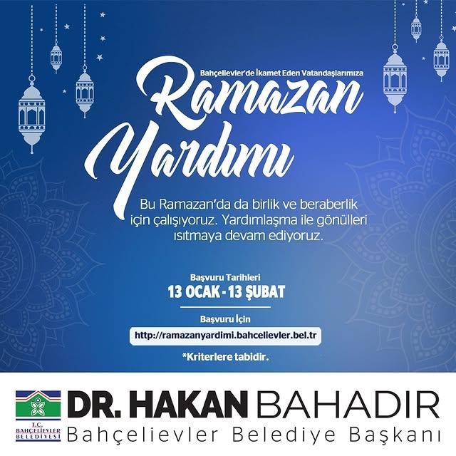 Bahçelievler Belediyesi, Ramazan Ayında Yardımlaşma Ruhunu Canlandırıyor