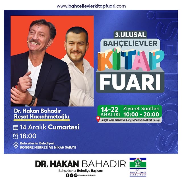 Bahçelievler Kitap Fuarı Kitapseverlerle Buluşuyor