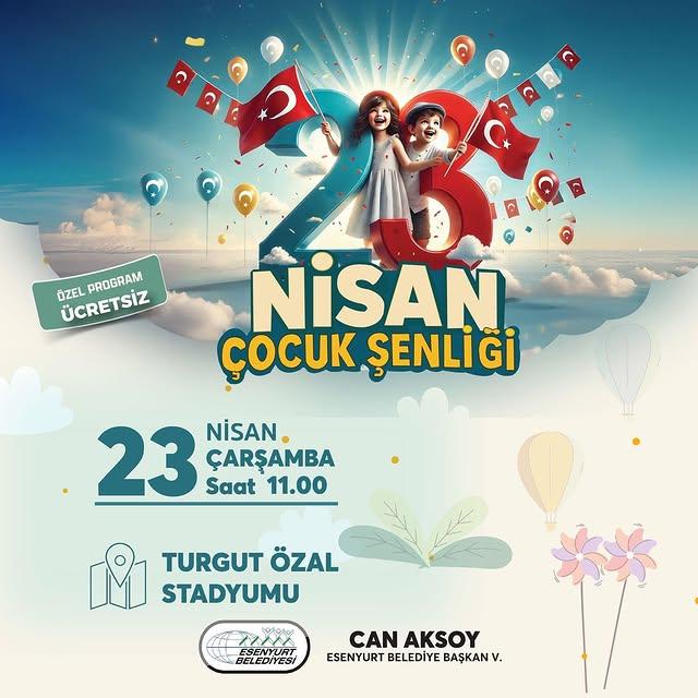Esenyurt'ta 23 Nisan Kutlamaları Başlıyor