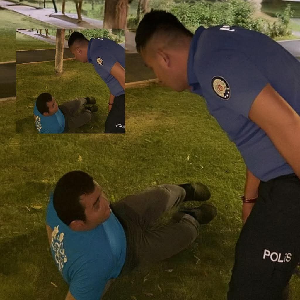 Aksaray’da Alkolün Etkisiyle Parkta Sızdı: Polise “Türk Polisi Şerefimizdir, Elini Öpebilir miyim?