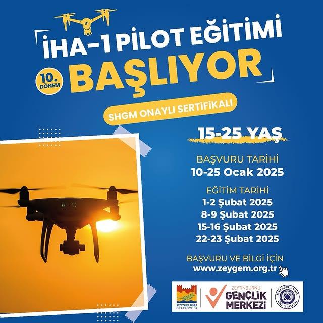 Zeytinburnu'nda Gençlere İHA Pilotluğu Fırsatı: Yeni Dönem Kayıtları Başlıyor