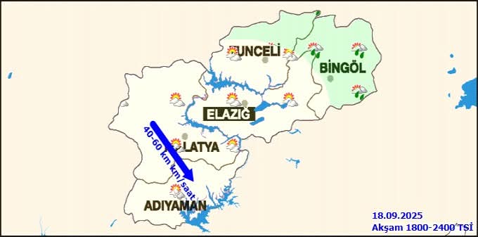 Meteoroloji’den Adıyaman’a Fırtına Uyarısı!