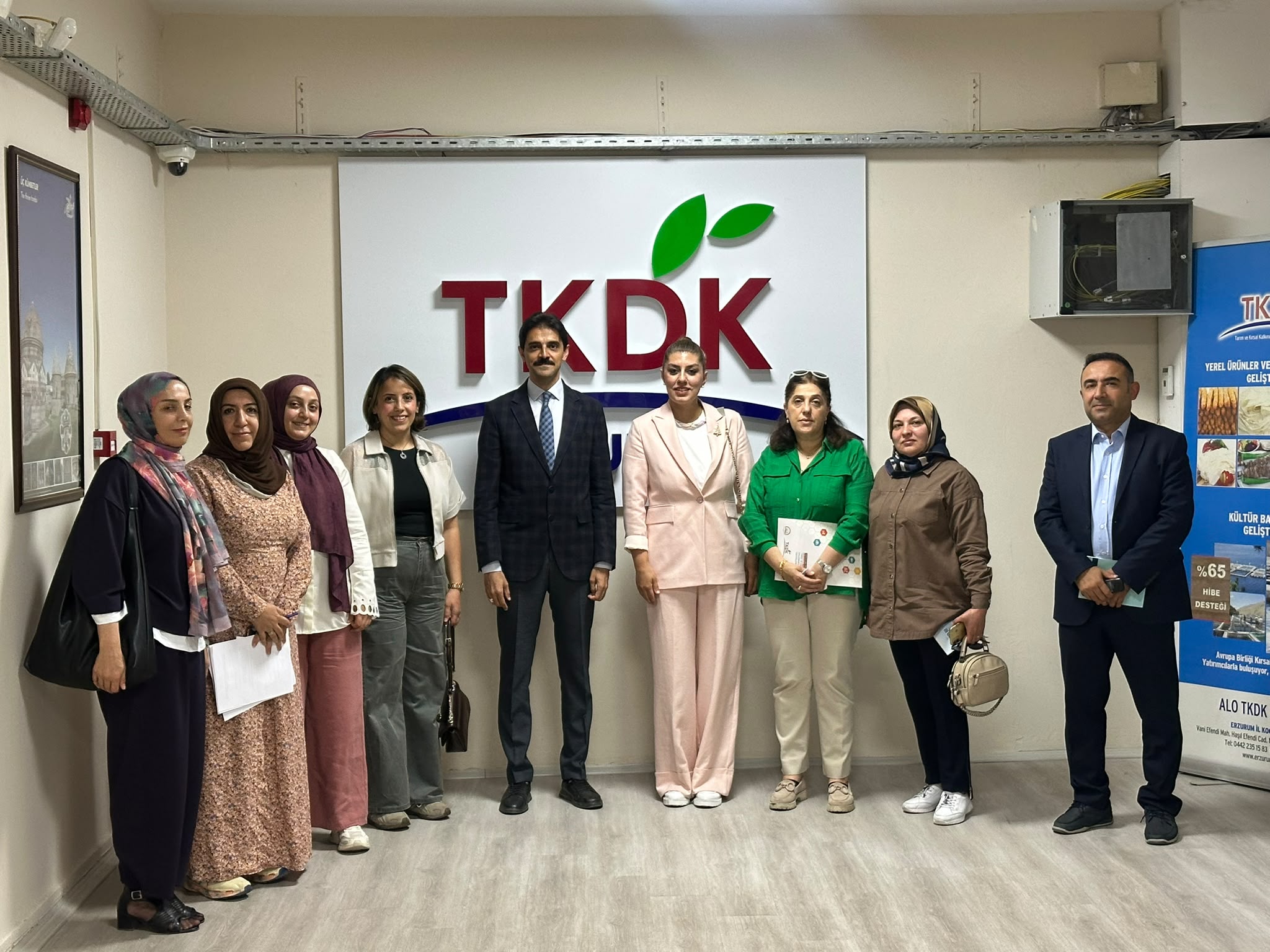 TOBB Erzurum Kadın Girişimciler Kurulu Ağustos Ayı Toplantısını TKDK’da Gerçekleştirdi