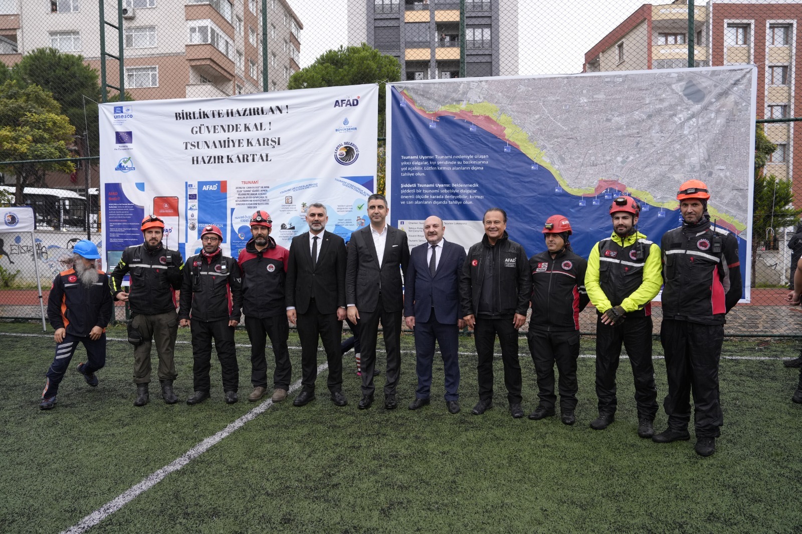 Başkan Gökhan Yüksel Öğrencilerle Birlikte Tsunami Tatbikatına Katıldı